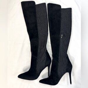 Tall over the knee heel boots